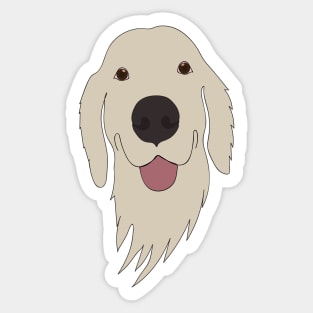 Golden retriever Sticker